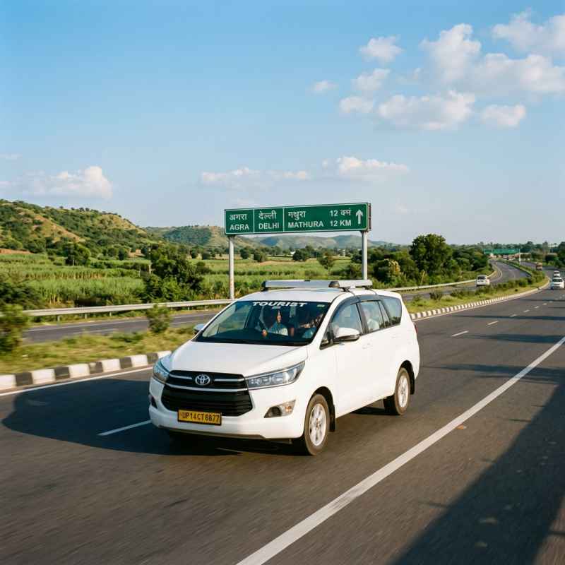 Outstation Taxi Services from Mathura