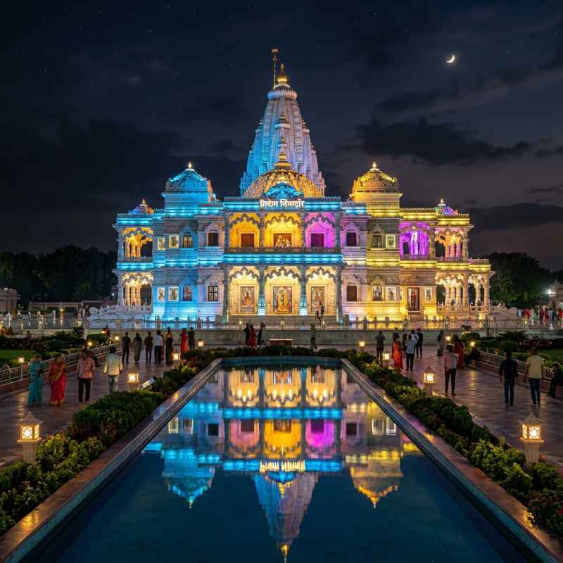Prem Mandir Vrindavan Sightseeing