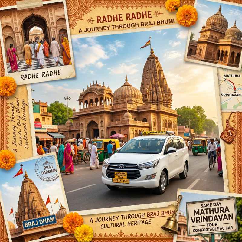 Mathura Vrindavan Same Day Tour by Travel Agency